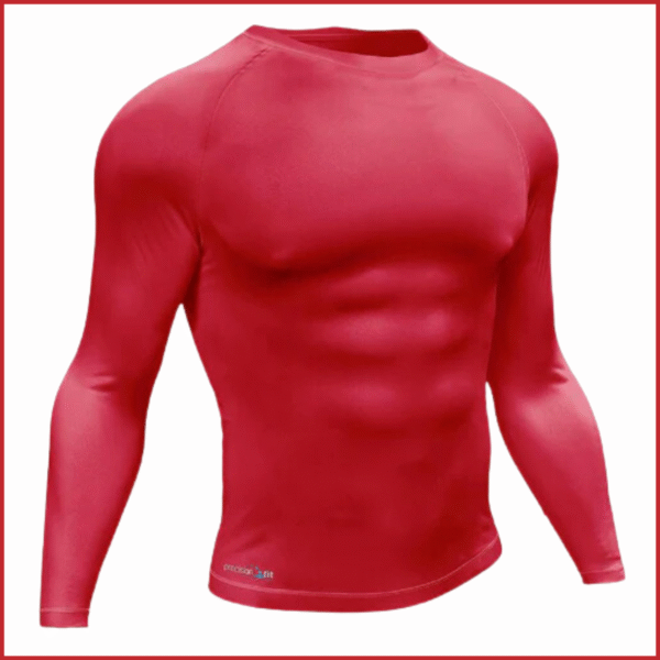 Precision Essential Baselayer Long Sleeve (Players) PRB041XSW (Red)