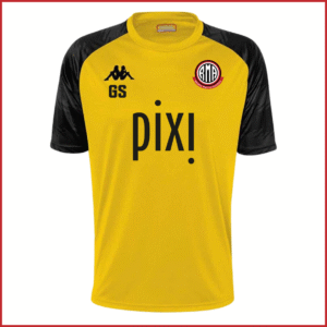 Kappa Daverno Short Sleeve Training Goalkeeper Jersey (Girls) 331H7UW (Yellow/Black)