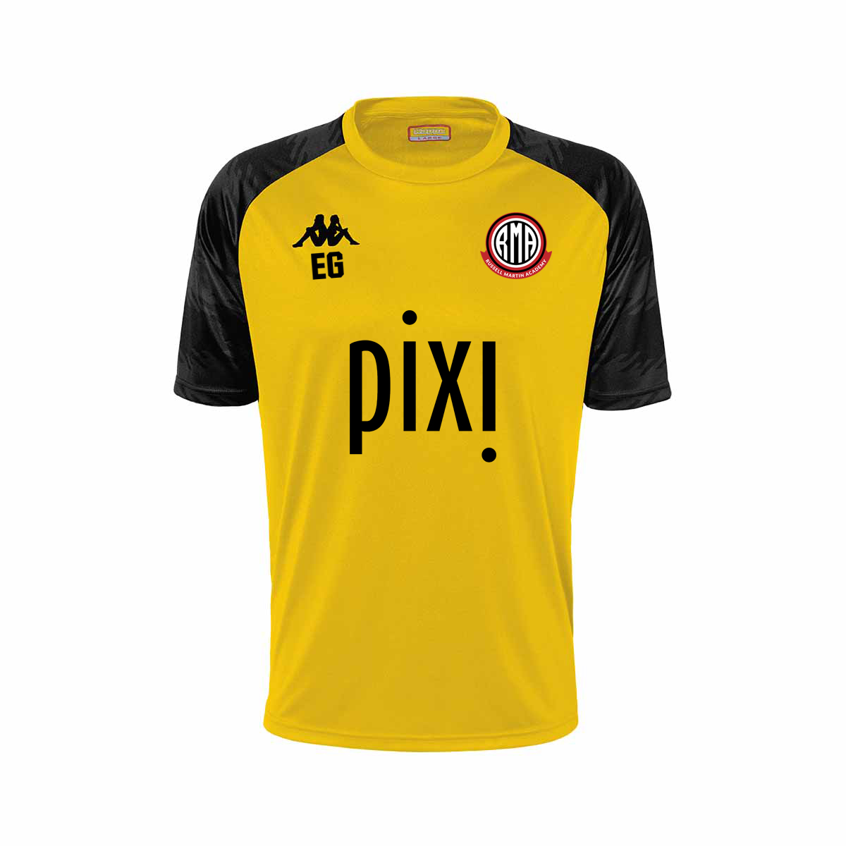 Kappa Daverno Short Sleeve Training Jersey (Goalkeeper) Yellow/Black ...