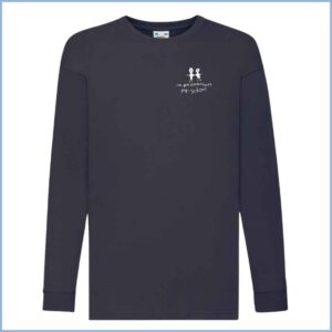 Fruit Of The Loom Kids Long Sleeve Value T-Shirt (SS21B) Deep Navy