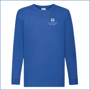 Fruit Of The Loom Kids Long Sleeve Value T-Shirt (SS21B) Royal Blue