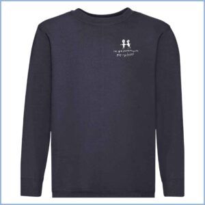 Fruit Of The Loom Kids Classic Drop Shoulder Sweatshirt (SS9B) Deep Navy