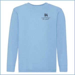 Fruit Of The Loom Kids Classic Drop Shoulder Sweatshirt (SS9B) Sky Blue
