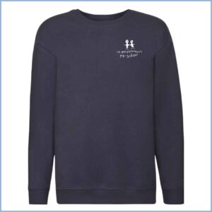 Fruit Of The Loom Kids Premium Drop Shoulder Sweatshirt (SSE9B) Deep Navy