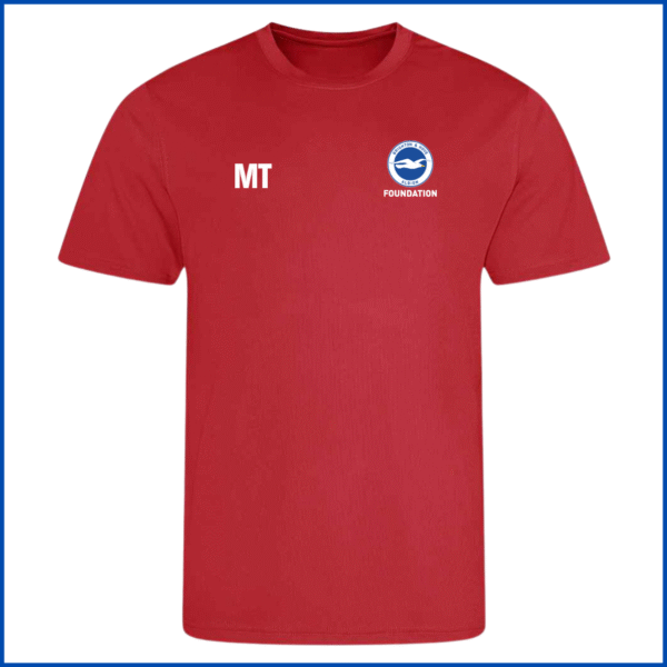 AWD Cool T-Shirt (JC001B - JC001) Fire Red