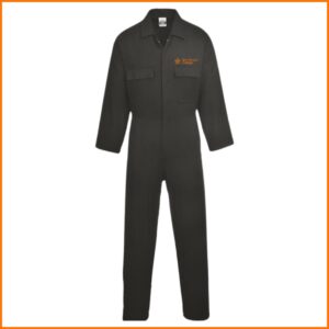 Warrior Stud Front Coverall (DV002) Black