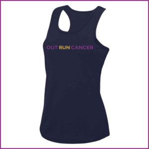 AWD Ladies Cool Vest (JC015) French Navy (Out Run Cancer)