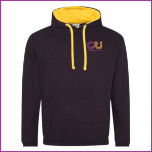 AWD Varsity Hoodie (JH003) Jet Black/Gold