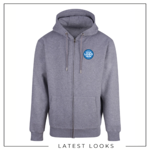 Anthem Unisex Studio Full Zip Hoodie (AM102) Grey Marl (Adults)