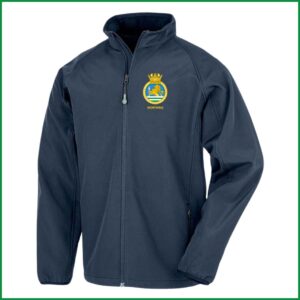 Result Genuine Recycled Kids Two Layer Printable Soft Shell Jacket (RS901B) Navy