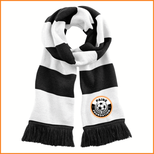 Beechfield Stadium Scarf (BB479) Black/White