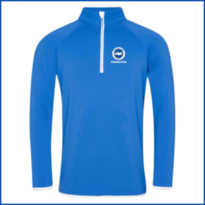 AWD Cool Half Zip Sweat Top (JC031) Royal Blue