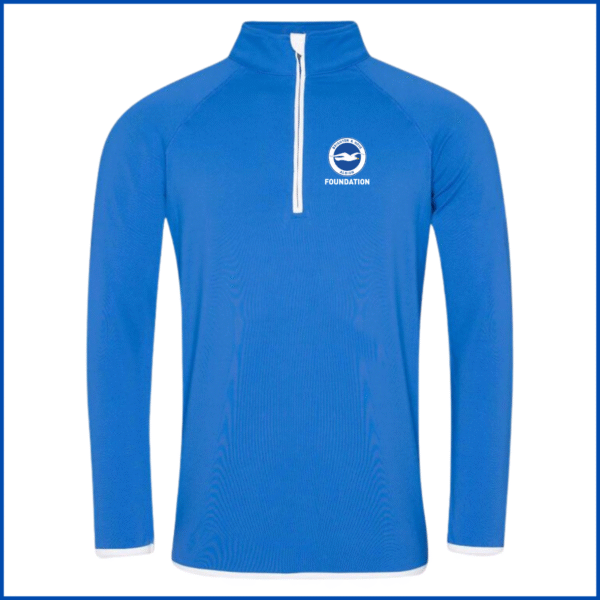 AWD Cool Half Zip Sweat Top (JC031) Royal Blue