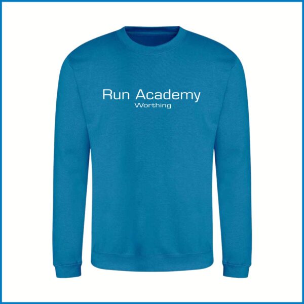 AWDis Sweatshirt (JH030) Sapphire with Back Prints