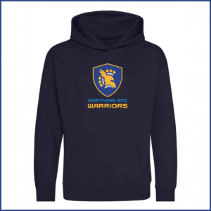 AWD Hoodie (JH001B) New French Navy (Youth) Warriors Chest Badge