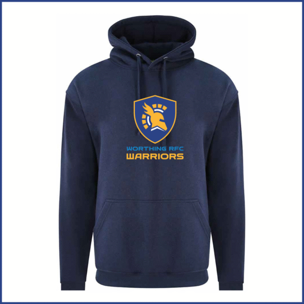 PRO RTX Hoodie (RX350) Navy (Adults) Warriors Chest Badge