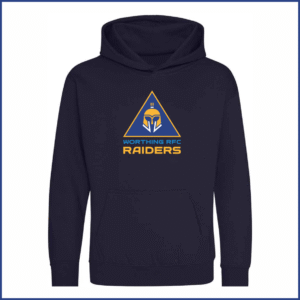 AWD Hoodie (JH001B) New French Navy (Youth) Raiders Chest Badge