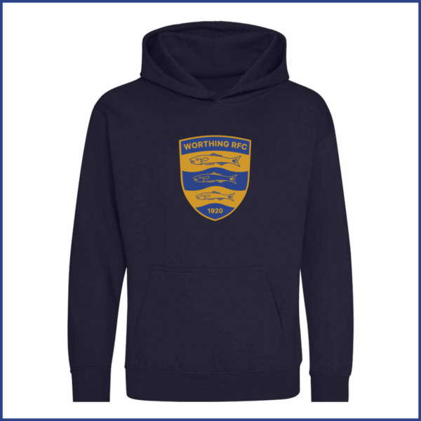 AWD Hoodie (JH001B) New French Navy (Youth) WRC Chest Badge