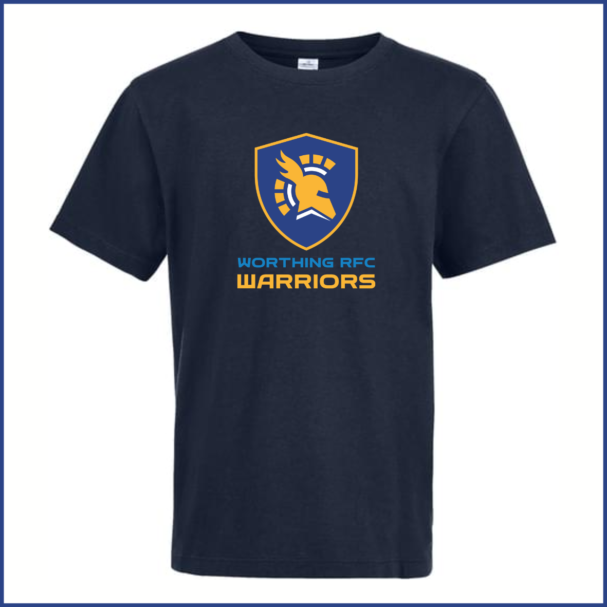 SOLS' Imperial T-Shirt (11770) French Navy (Youth) Warriors Chest Badge
