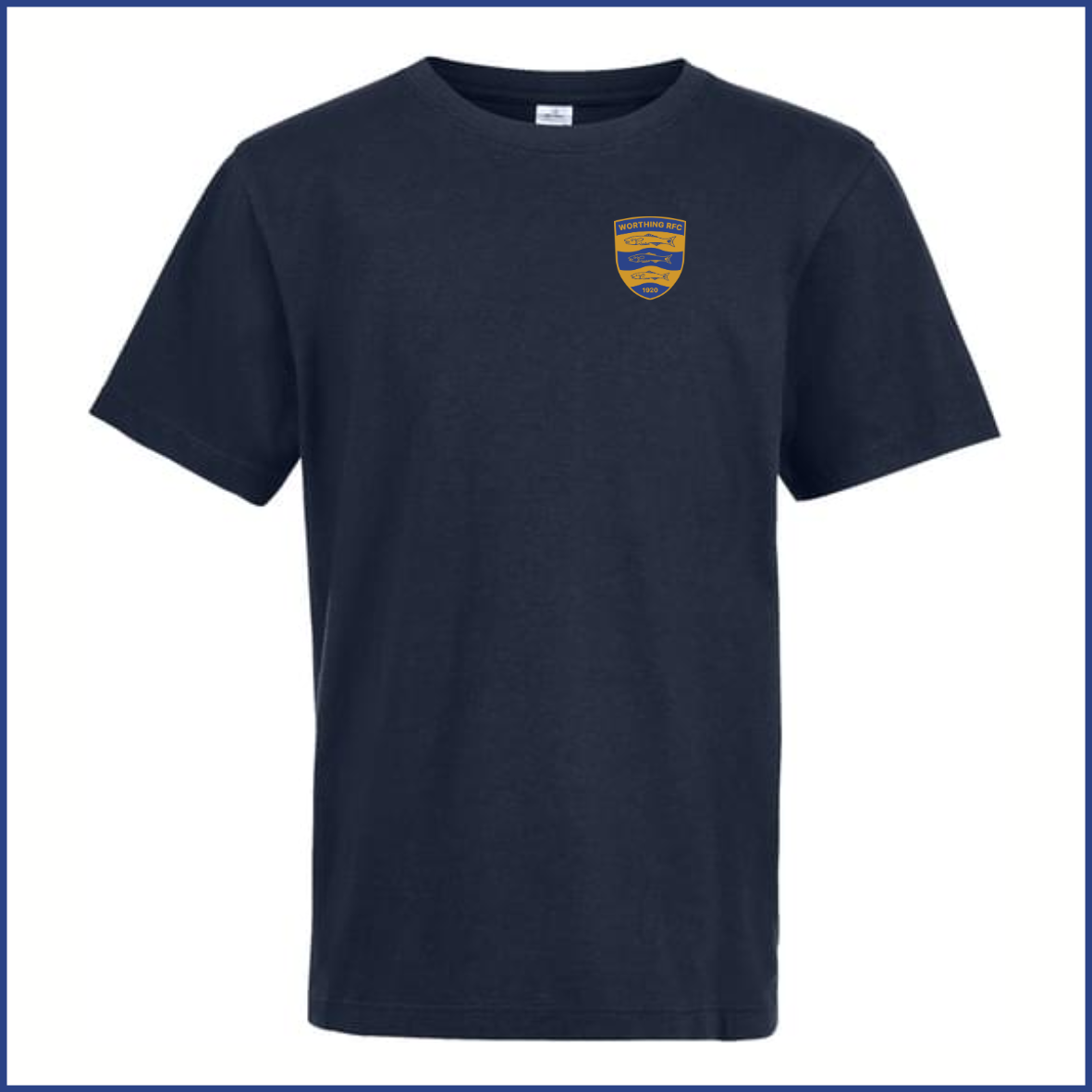 SOLS' Imperial T-Shirt (11770) French Navy (Youth) WRC Breast Badge