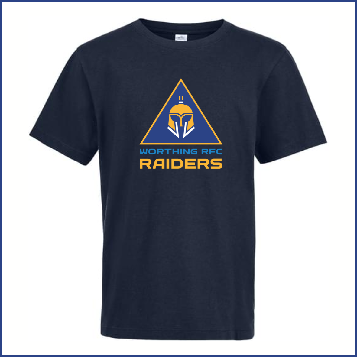 SOLS' Imperial T-Shirt (11770) French Navy (Youth) Raiders Chest Badge