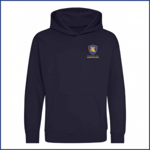 AWD Hoodie (JH001B) New French Navy (Youth) Warriors Breast Badge