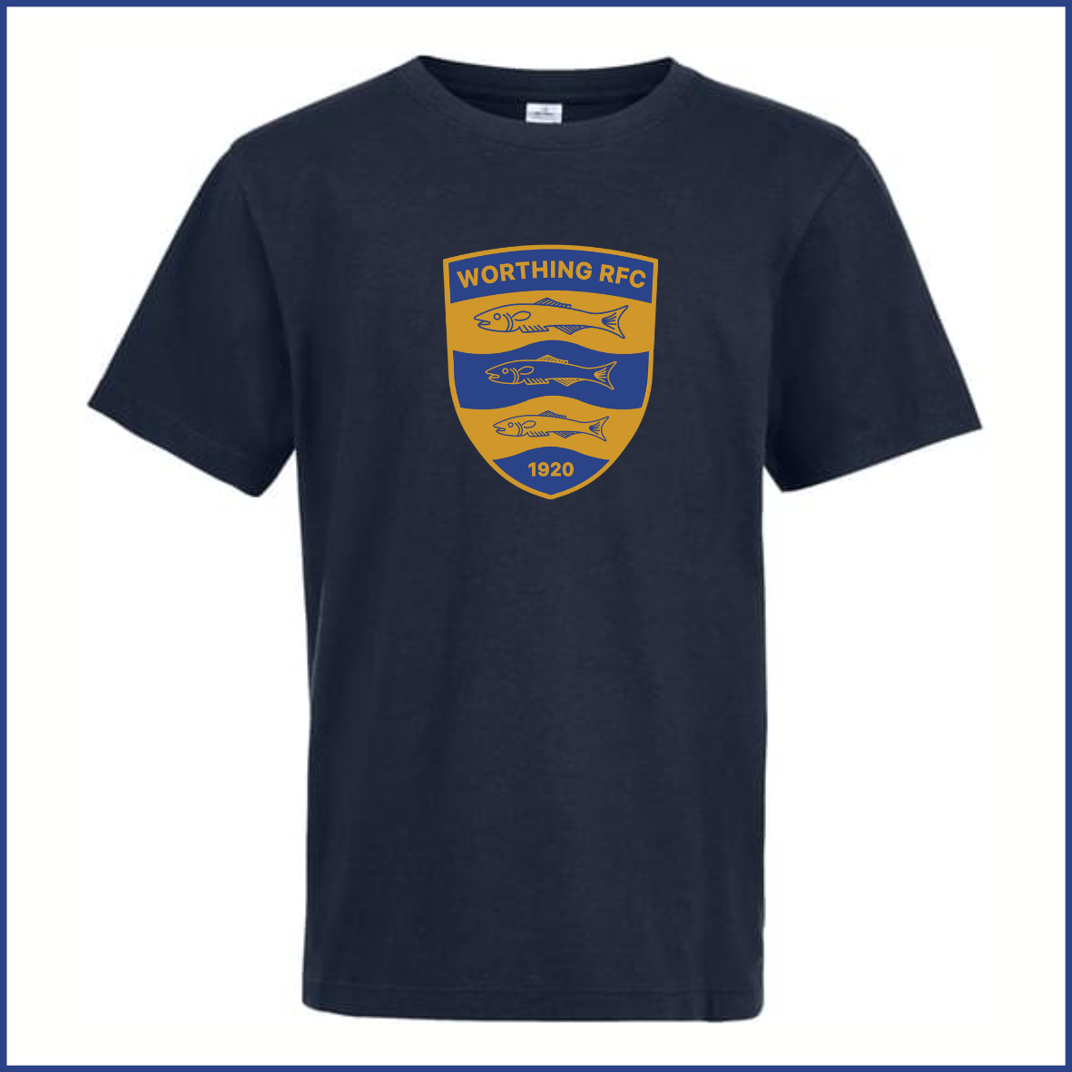 SOLS' Imperial T-Shirt (11770) French Navy (Youth) WRC Chest Badge