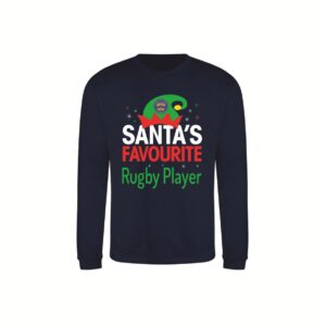 AWDis Sweatshirt (Santa's Favourite) (JH030) New French Navy (WRC Badge) - Adults