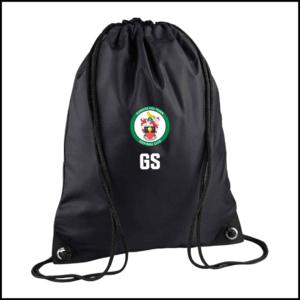 BagBase Premium Gymsac (One Size) BG10 (Black)