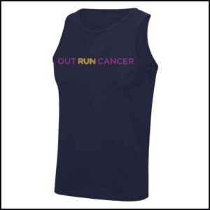 AWDis Cool Vest - Outrun Cancer (Adults) JC007 (French Navy)