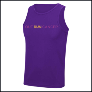 AWDis Cool Vest - Outrun Cancer (Adults) JC007 (Purple)