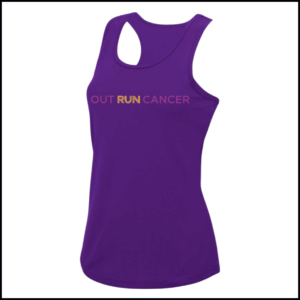 AWDis Ladies Cool Vest - Outrun Cancer (Adults) JC015 (Purple)