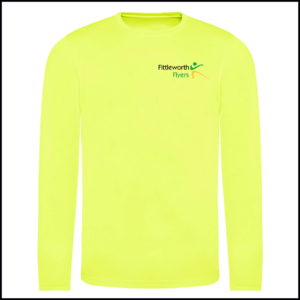 AWDis Cool Long Sleeve Wicking T-Shirt (Adults) JC002 (Electric Yellow)