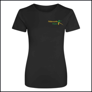 AWDis Ladies Cool T-Shirt (Adults) JC005 (Jet Black)