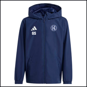 Adidas Entrada 26 All Weather Jacket (Adult) JZ9102 (Team Navy Blue/White)