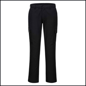 Portwest Stretch Slim Combat Trousers (Adults) PW1201 (Black)