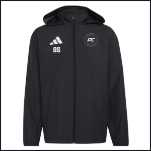Adidas Entrada 26 All Weather Jacket (Adults) JZ9101 (Black/White)