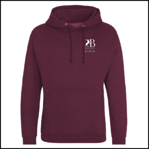 AWDis College Hoodie (Adults) JH001 (Burgundy Smoke)