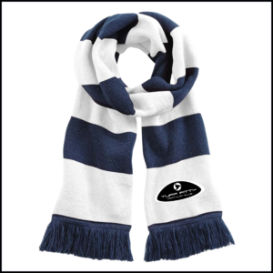 Beechfield Stadium Scarf (One Size) BB479 (French Navy/White)