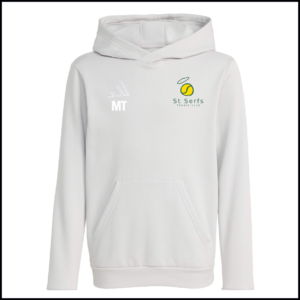 Adidas Entrada 26 Hoody (Youth) JZ6562 (Team Light Grey/White)