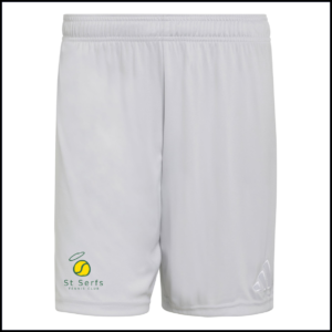 Adidas Entrada 26 Shorts (Adults) JZ2515 (Team Light Grey/White)