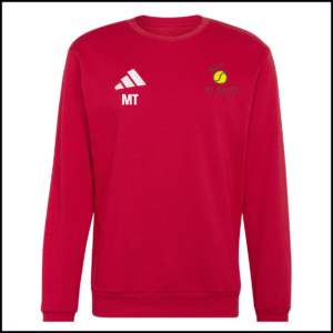 Adidas Entrada 26 Sweat Top (Adults) JZ6575 (Team Power Red/White)