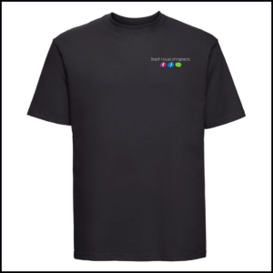Russell Athletic Classic Ringspun T-Shirt (Adults) 180M (Black)