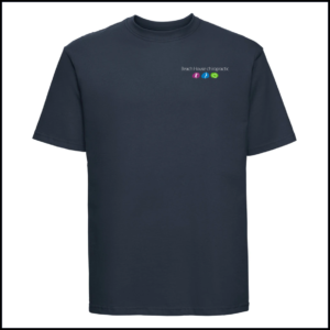 Russell Athletic Classic Ringspun T-Shirt (Adults) 180M (French Navy)