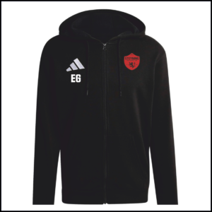 Adidas Entrada 26 Full Zip Hoody (Adults) KF5945 (Black/White)