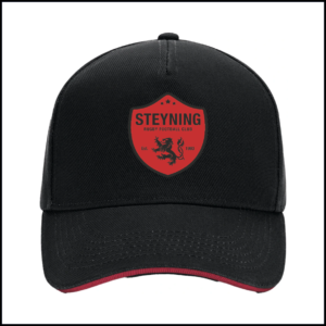 Beachfield Ultimate 5 Panel Cap (One Size) BB15C (Black/Classic Red)