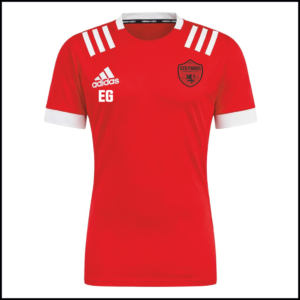 Adidas 3 Stripe Jersey (Adults) CBR115 (Red)