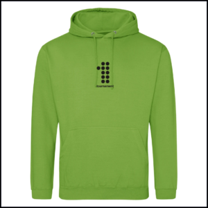 AWDis College Hoodie (Adults) JH001 (Lime Green)