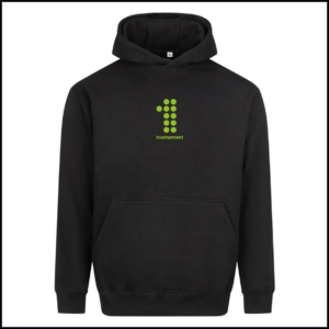 AWDis Signature Heavyweight Hoodie (Adults) JH120 (Deep Black)