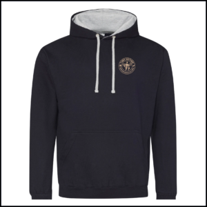 AWDis Varsity Hoodie (Adults) JH003 (Navy/Grey)